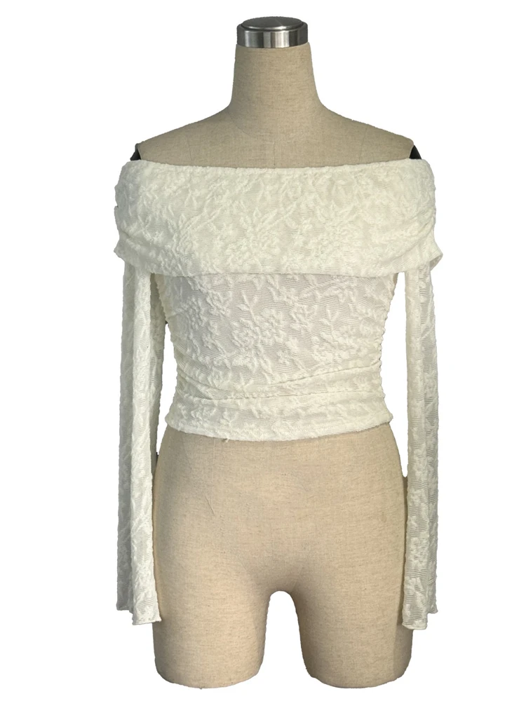 Весенняя блузка для выхода в свет, на свидание, на вечеринку, женская, с длинным рукавом, с открытыми плечами, нарядная, повседневная, приталенная, с цветочным кружевом
Весенняя блузка для выхода в свет, на свидание, на вечеринку, женская, с длинным рукавом, с открытыми плечами, нарядная, повседневная, приталенная, с цветочным кружевом