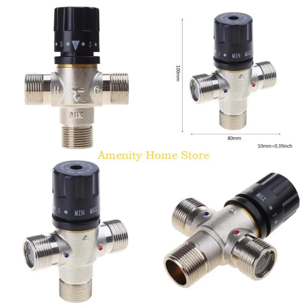 F26C Brass Nickel Plated Thermostatic Mixing for Valve Dn20 for Valve Building Materials for Solar Water Heater Shower System
F26C Brass Nickel Plated Thermostatic Mixing for Valve Dn20 for Valve Building Materials for Solar Water Heater Shower System