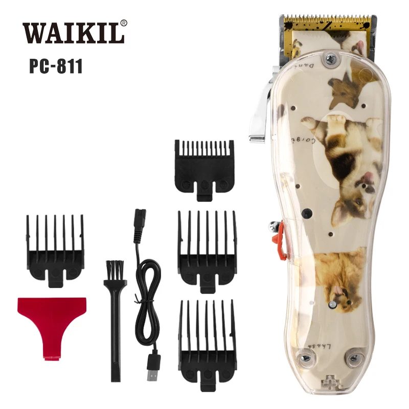 WAIKIL professional pet electric hair clipper cat dog hair trimmer dog hair styling tool USB rechargeable cordless pet clipper
WAIKIL professional pet electric hair clipper cat dog hair trimmer dog hair styling tool USB rechargeable cordless pet clipper