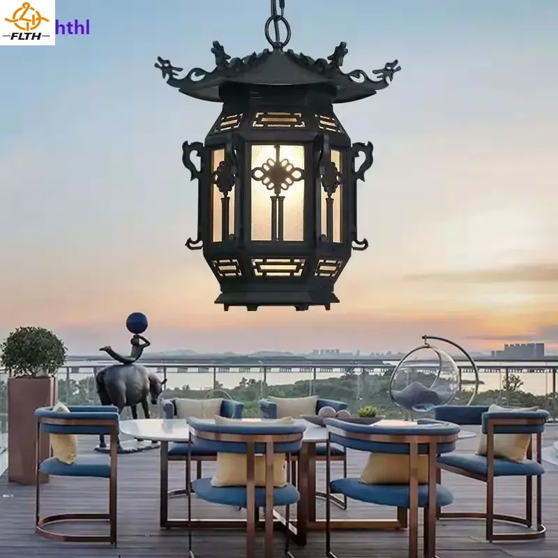 Chinese Lantern Pendant Lamp LED Waterproof IP65 Black Retro Chandelier Lights Decor Home Corridor Outdoor Lamps
Chinese Lantern Pendant Lamp LED Waterproof IP65 Black Retro Chandelier Lights Decor Home Corridor Outdoor Lamps