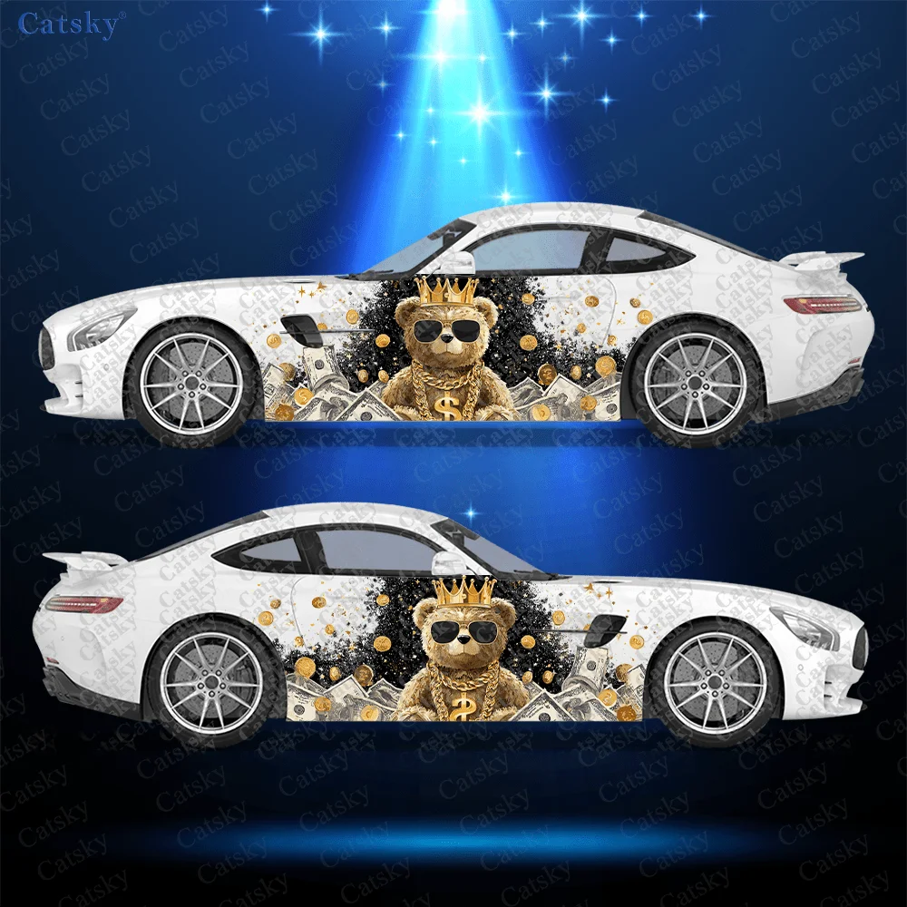 2pcs Gold Coin Bear Car Stickers, Durable, Fade-Resistant, Enhance Vehicle with Bold Artistic Design Car Vinyl Wraps
2pcs Gold Coin Bear Car Stickers, Durable, Fade-Resistant, Enhance Vehicle with Bold Artistic Design Car Vinyl Wraps