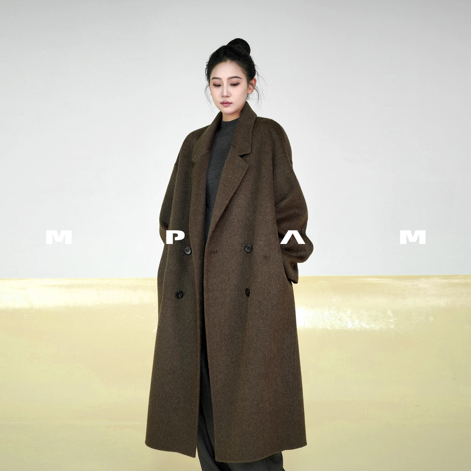 Mpam Loose Coat 10% Yak Wool 90% Sheep Wool Autumn and Winter Double-Sided Wool Coat 819
Mpam Loose Coat 10% Yak Wool 90% Sheep Wool Autumn and Winter Double-Sided Wool Coat 819