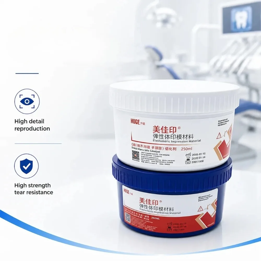HUGE 2-Part Silicone Impression Putty – Heavy & Light Body Crown Bridge Material for Accurate Dental Impressions.
HUGE 2-Part Silicone Impression Putty – Heavy & Light Body Crown Bridge Material for Accurate Dental Impressions.