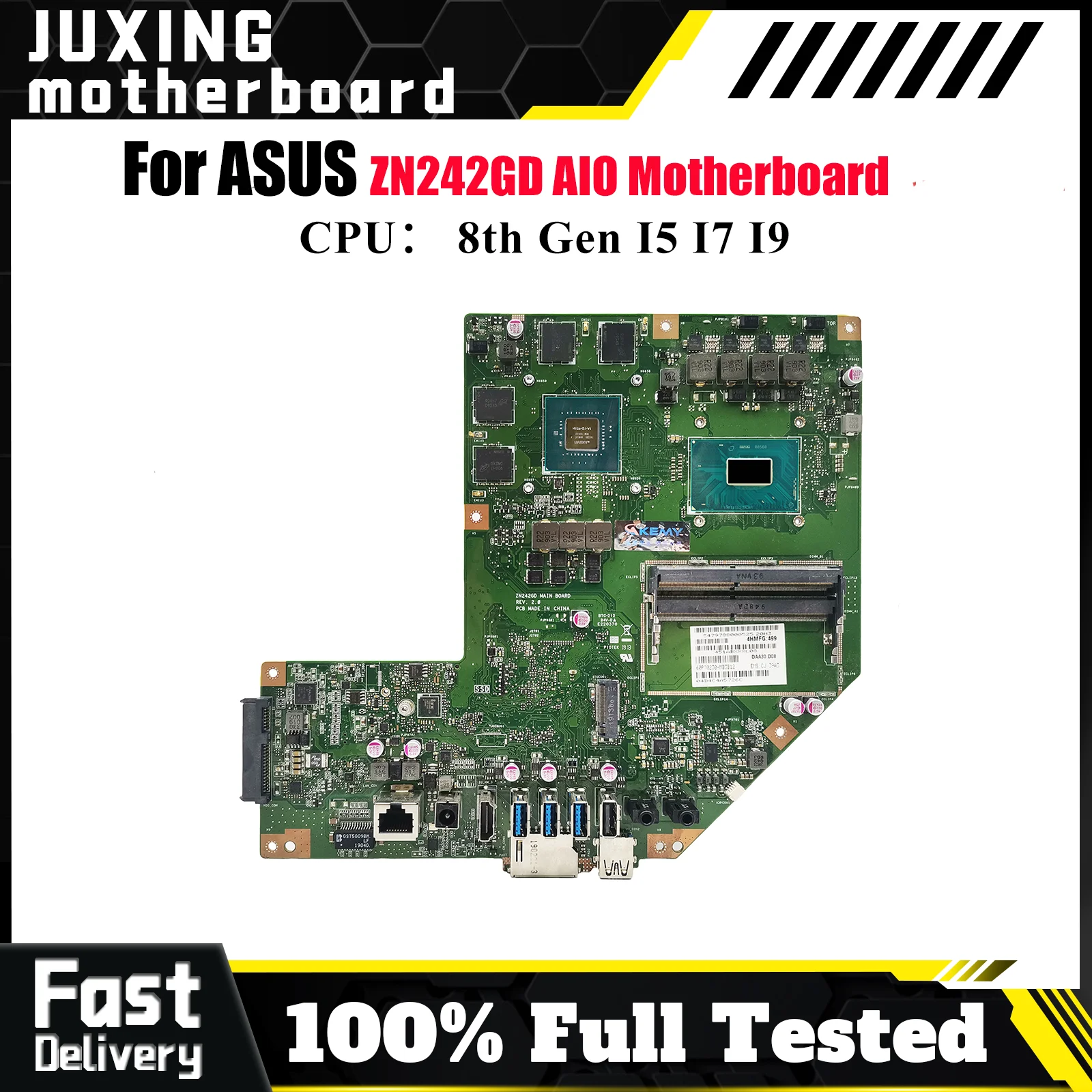 ZN242GD Материнская плата для ASUS Zen AiO ZN242G ZN242GD Материнская плата с процессором I5 I7 I9 100% тестирование ОК быстрая доставка stk
ZN242GD Материнская плата для ASUS Zen AiO ZN242G ZN242GD Материнская плата с процессором I5 I7 I9 100% тестирование ОК быстрая доставка stk