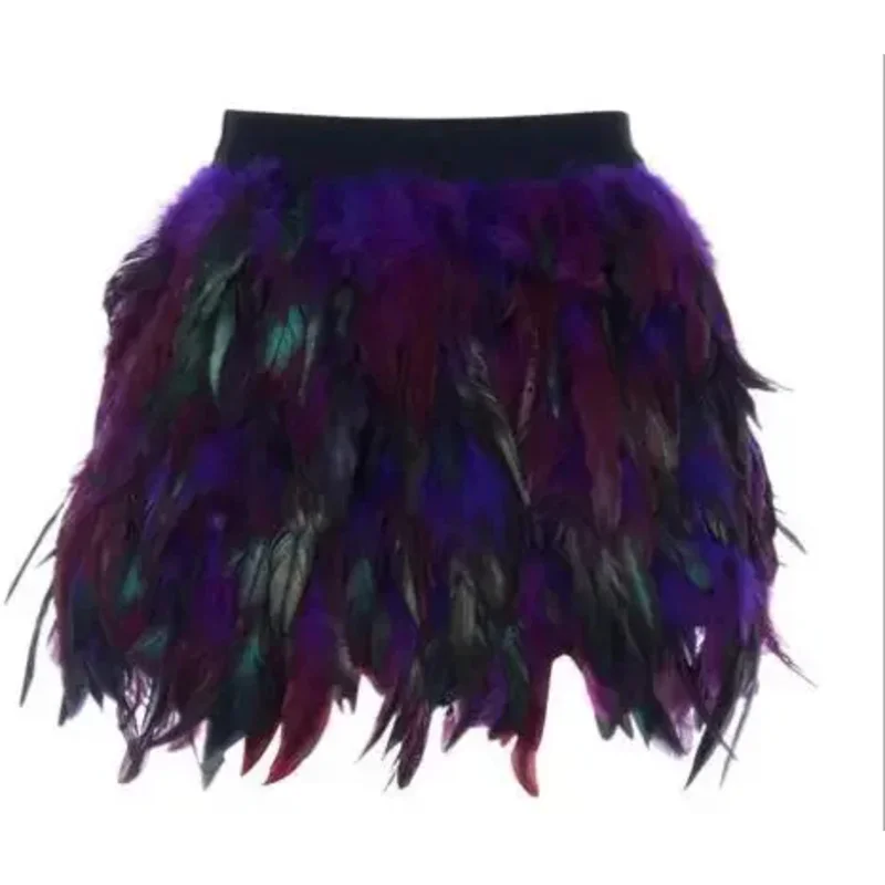 New Feather Skirt Mini Length Double Layer Fabric Lined Feather Skirt for Party Event Plumage Plume Skirt SDFDWEBT58
New Feather Skirt Mini Length Double Layer Fabric Lined Feather Skirt for Party Event Plumage Plume Skirt SDFDWEBT58