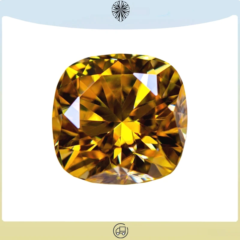 Moissanite Diamond Cushion Cut Golden Yellow Color Lab Grow Gemstone DIY Advanced Jewelry Making Materials with GRA Certificate
Moissanite Diamond Cushion Cut Golden Yellow Color Lab Grow Gemstone DIY Advanced Jewelry Making Materials with GRA Certificate
