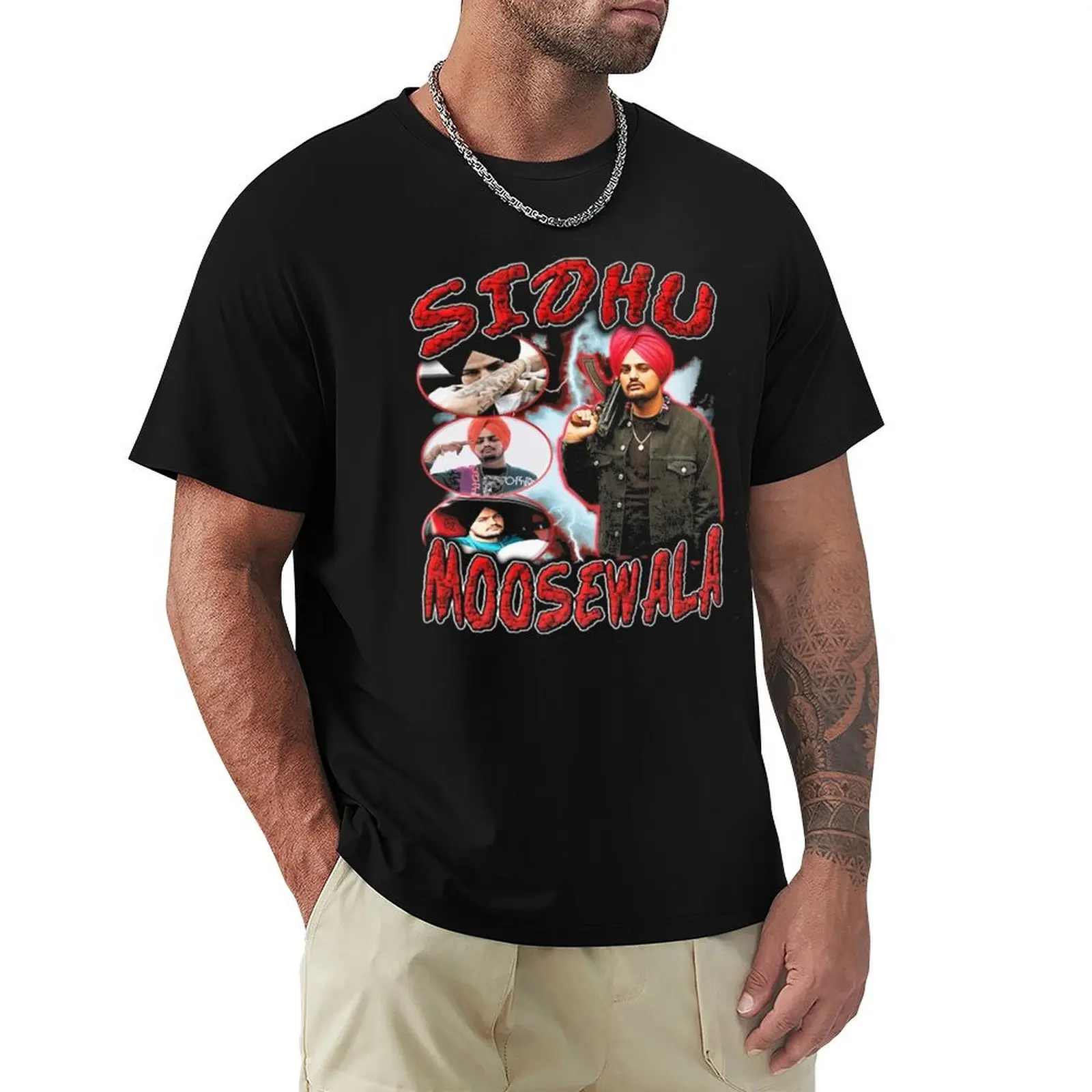 Sidhu Moosewala Vintage T-Shirt Holiday Casual Short Sleeve Top
Sidhu Moosewala Vintage T-Shirt Holiday Casual Short Sleeve Top