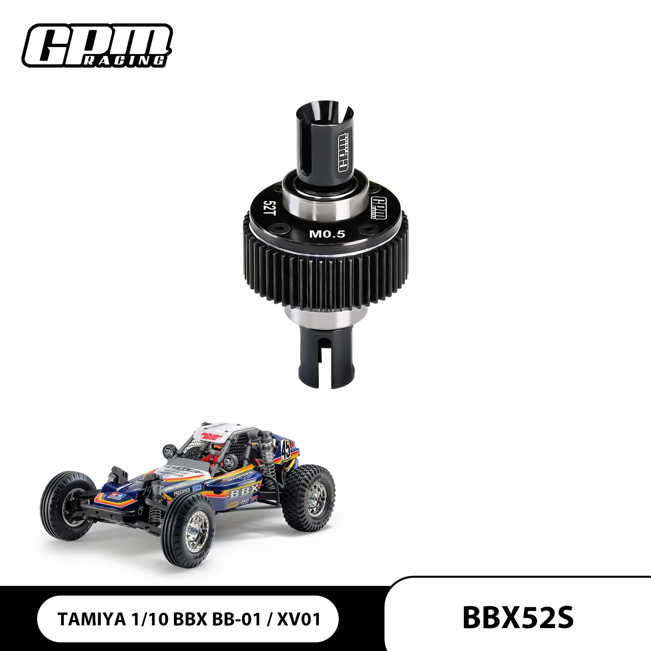GPM 40Cr Steel 52T Rear Complete Differential For TAMIYA 1/10 BBX BB-01,XV01
GPM 40Cr Steel 52T Rear Complete Differential For TAMIYA 1/10 BBX BB-01,XV01
