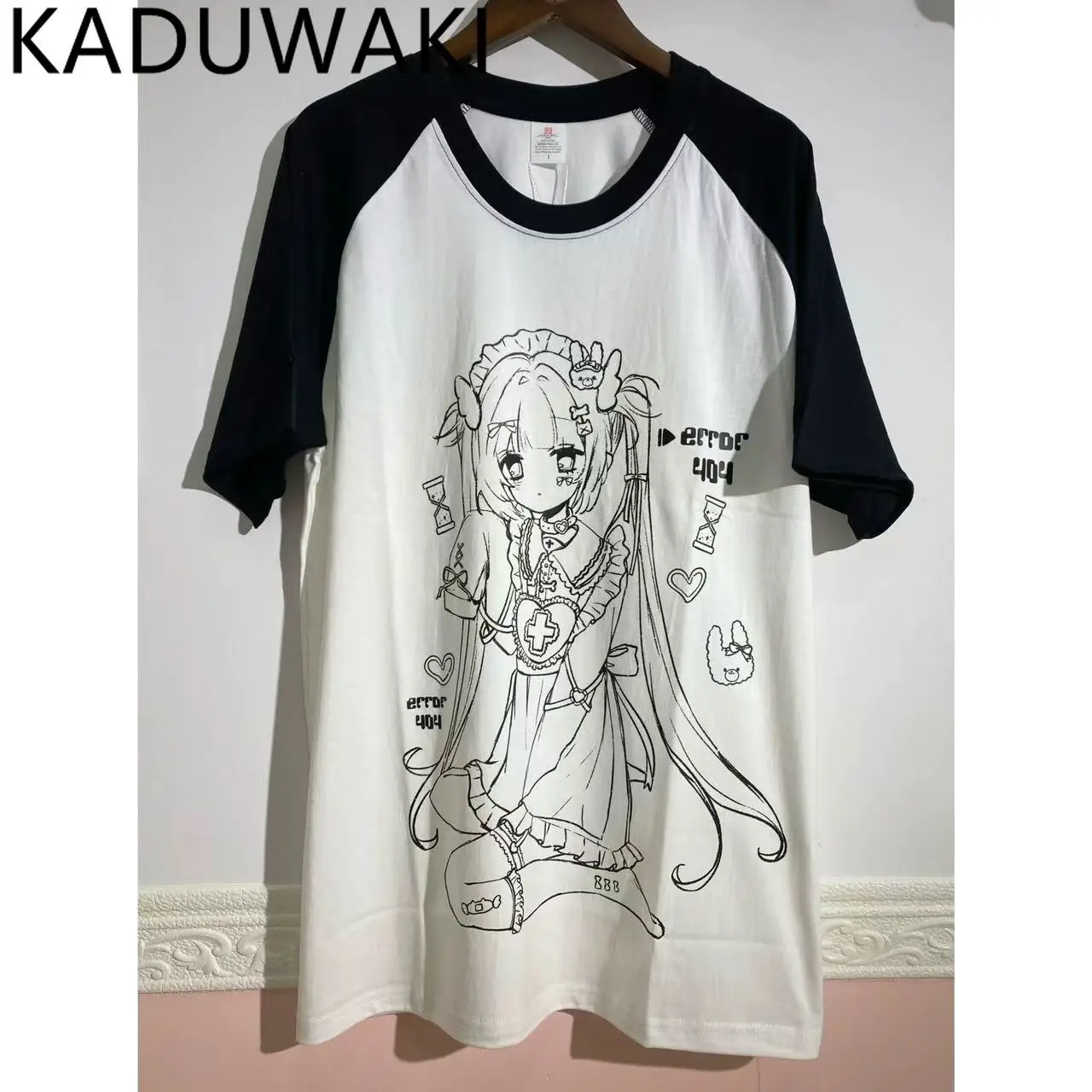 Japan Style Kawaii Graphic Tshirt O-neck Contrast Color Short Sleeve Pullover Tee Harajuku Y2k Aesthetic Lolita Summer Top
Japan Style Kawaii Graphic Tshirt O-neck Contrast Color Short Sleeve Pullover Tee Harajuku Y2k Aesthetic Lolita Summer Top