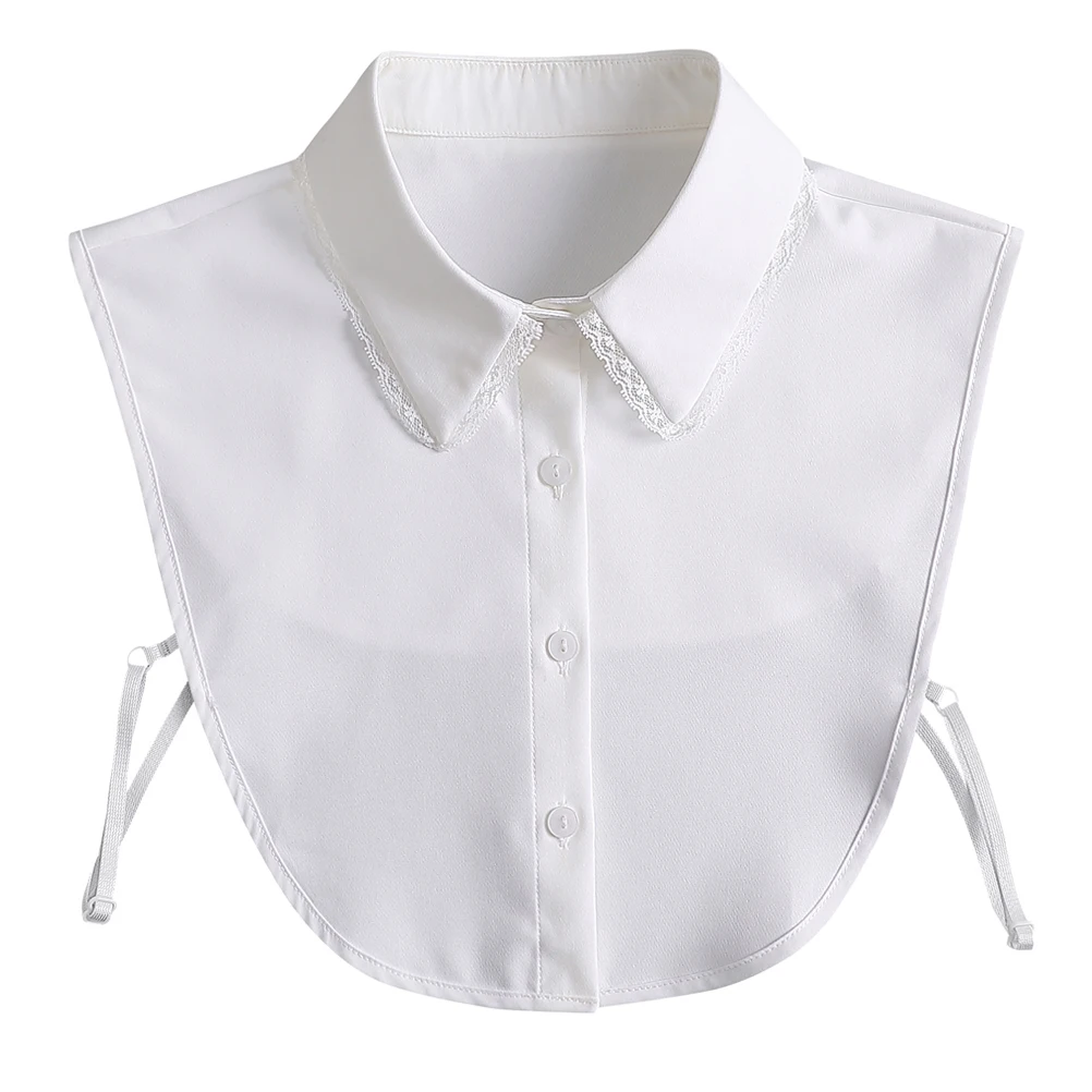 Chiffon False Collar Detachable White Shirt Women Clothes Elegant Lace Design Fashion Versatile All Decor
Chiffon False Collar Detachable White Shirt Women Clothes Elegant Lace Design Fashion Versatile All Decor