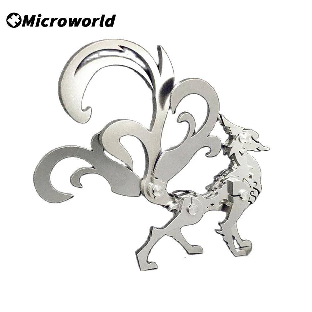 Microworld 3D металлический пазл девятихвостая модель лисы животных Стайлинг DIY собранный головоломка съемные украшения игрушки для подростков и взрослых
Microworld 3D металлический пазл девятихвостая модель лисы животных Стайлинг DIY собранный головоломка съемные украшения игрушки для подростков и взрослых