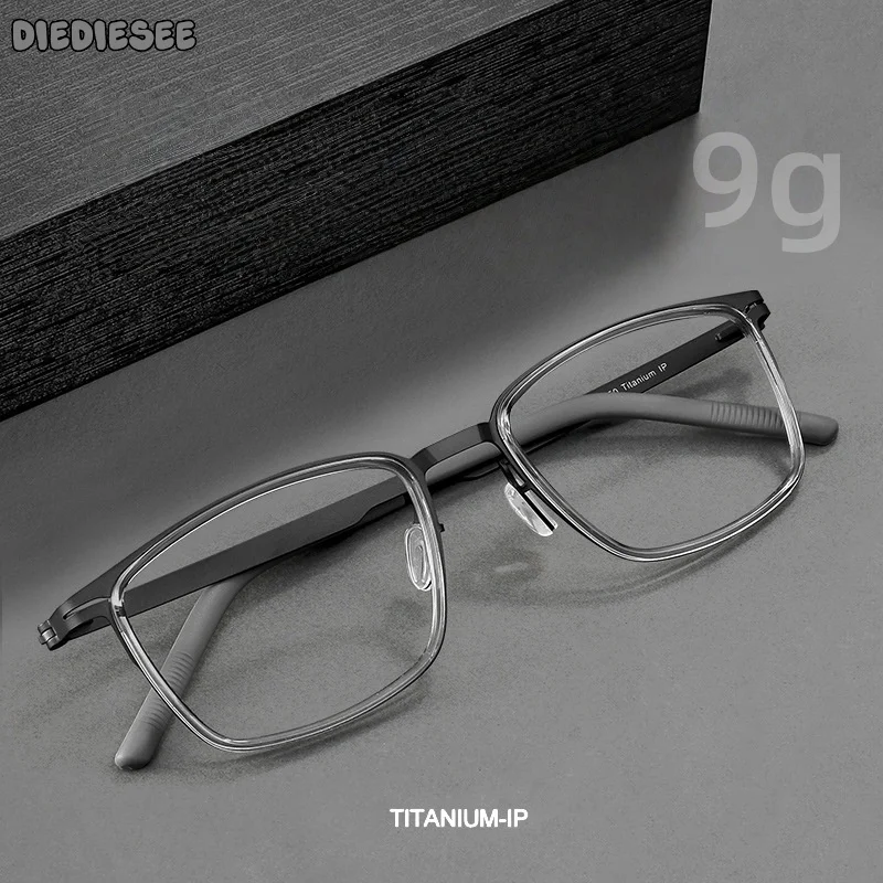 DIEDIESEE Ultra Light Retro Pure Titanium Eyeglass Frame Can Be Matched With Hyperopia Optical Prescription Eyeglass Frame 2707
DIEDIESEE Ultra Light Retro Pure Titanium Eyeglass Frame Can Be Matched With Hyperopia Optical Prescription Eyeglass Frame 2707