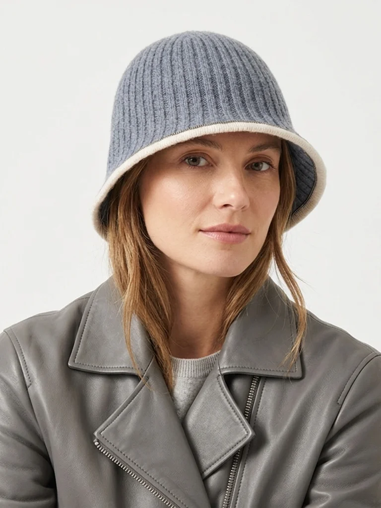 Knitted Wool Buckle Hat Women Embellished Contrast Trim Cloche Hats Winter
Knitted Wool Buckle Hat Women Embellished Contrast Trim Cloche Hats Winter