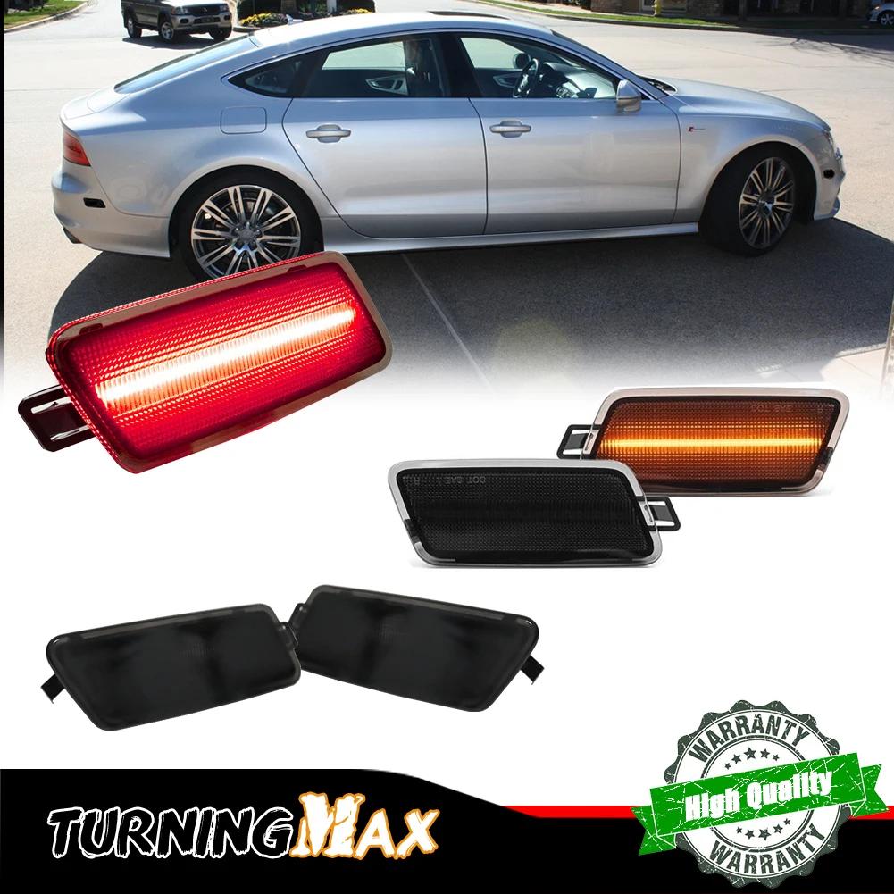 Amber / Red LED Car Front /Rear Bumper Side Marker Turn Signal Lights For 2012-2018 Audi A7/S7/RS7 (Type 4G8) Fender Flare Light
Amber / Red LED Car Front /Rear Bumper Side Marker Turn Signal Lights For 2012-2018 Audi A7/S7/RS7 (Type 4G8) Fender Flare Light