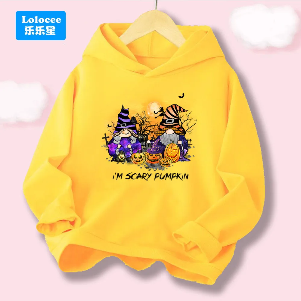 Толстовка Lolocee для мальчиков и девочек на Хэллоуин, мультяшный принт Kawaii Gnome и тыква, повседневный детский топ с капюшоном WSJ3
Толстовка Lolocee для мальчиков и девочек на Хэллоуин, мультяшный принт Kawaii Gnome и тыква, повседневный детский топ с капюшоном WSJ3