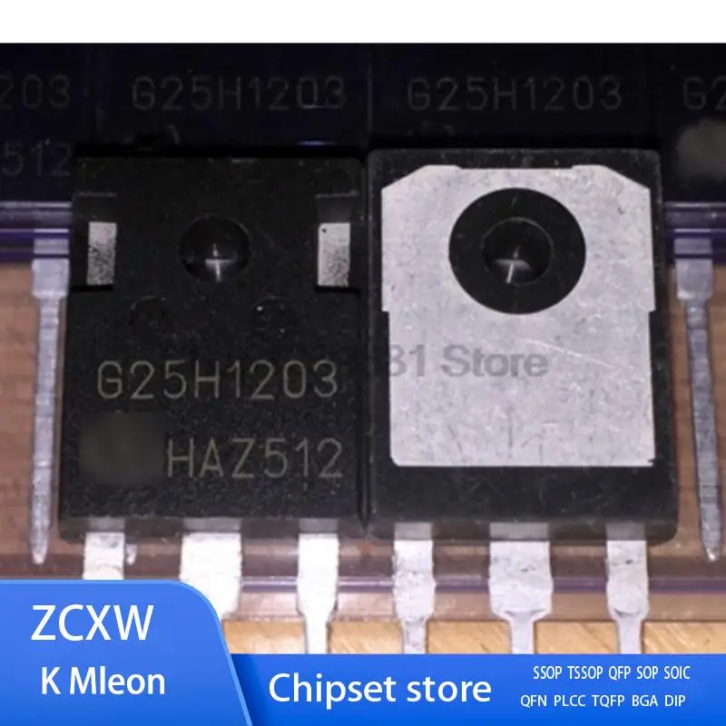 10PCS/LOT IGW25N120H3 G25H1203 IGW15N120H3 G15H1203 TO-247 25A/15A 1200V IGBT
10PCS/LOT IGW25N120H3 G25H1203 IGW15N120H3 G15H1203 TO-247 25A/15A 1200V IGBT