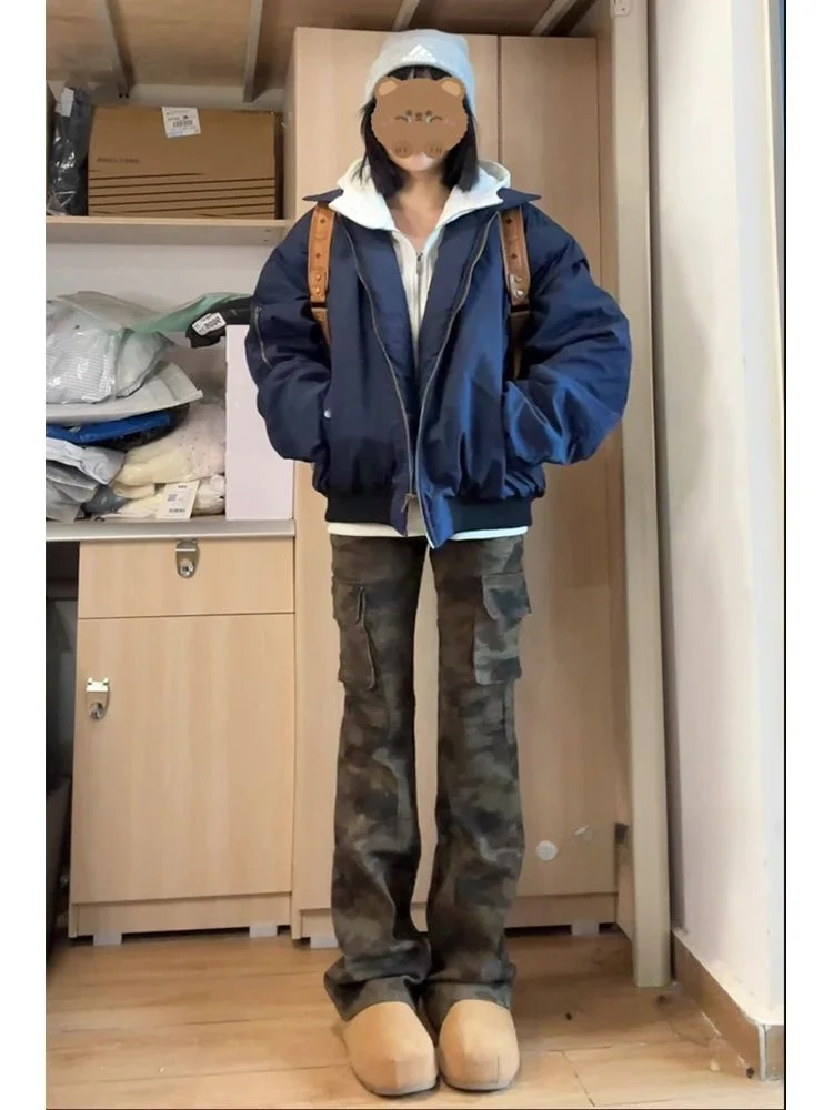 plus Size American High Street Camouflage Workwear Jeans Women Summer New Design Slim Fit Long Trousers Trendy Pure Color
plus Size American High Street Camouflage Workwear Jeans Women Summer New Design Slim Fit Long Trousers Trendy Pure Color