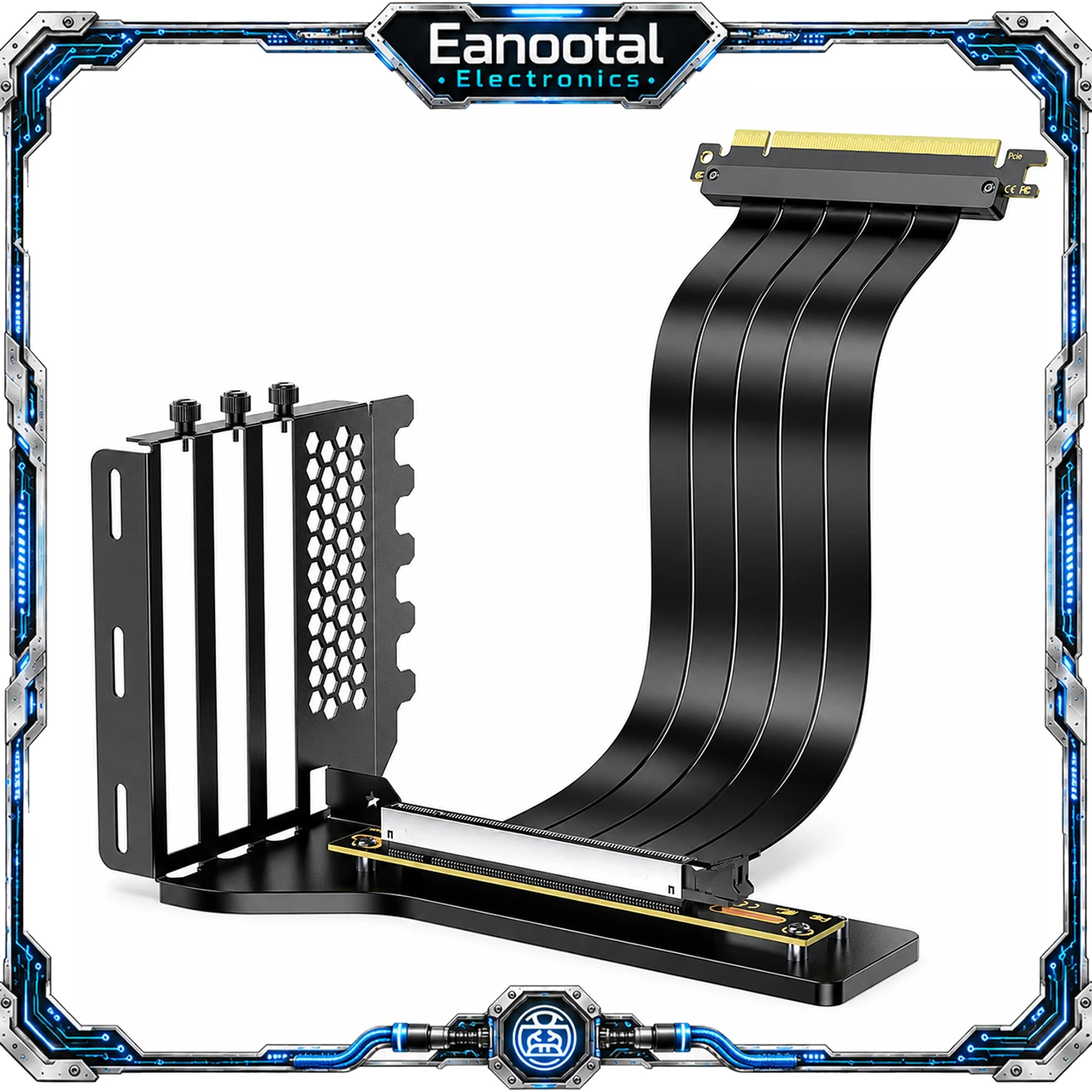 PCIe 4.0 3.0 x16 Graphics Card Riser Cable 20cm Black White GPU Extension Cable for Vertical Mount Bracket
PCIe 4.0 3.0 x16 Graphics Card Riser Cable 20cm Black White GPU Extension Cable for Vertical Mount Bracket