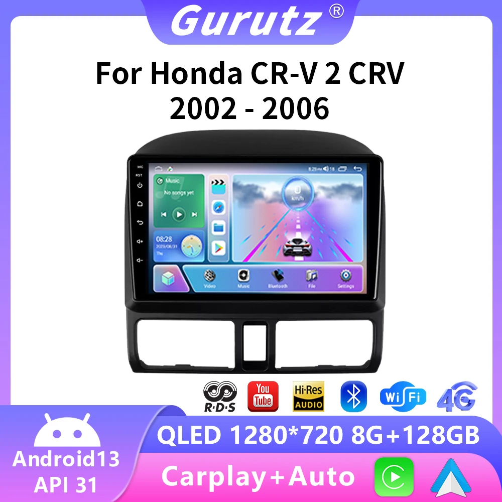 9 "Android 13 Автомобильный мультимедийный радиоприемник, видеоплеер для Honda CR-V CRV 2 2001 - 2006 4G Bluetooth Carplay, Автомобильный GPS стерео блок
9 "Android 13 Автомобильный мультимедийный радиоприемник, видеоплеер для Honda CR-V CRV 2 2001 - 2006 4G Bluetooth Carplay, Автомобильный GPS стерео блок