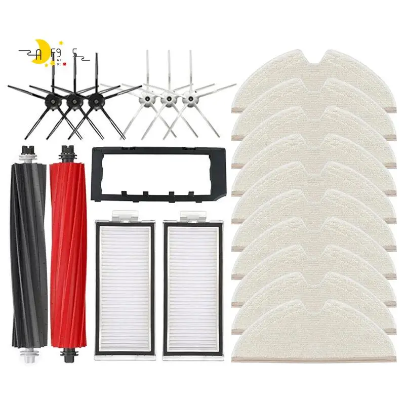 Запасные части для робота-пылесоса Roborock Q8 Max, Q8 Max+, Q5 Pro, Q5 Pro+: крышка основной щетки, HEPA-фильтр, насадка для влажной уборки (AF95)
Запасные части для робота-пылесоса Roborock Q8 Max, Q8 Max+, Q5 Pro, Q5 Pro+: крышка основной щетки, HEPA-фильтр, насадка для влажной уборки (AF95)