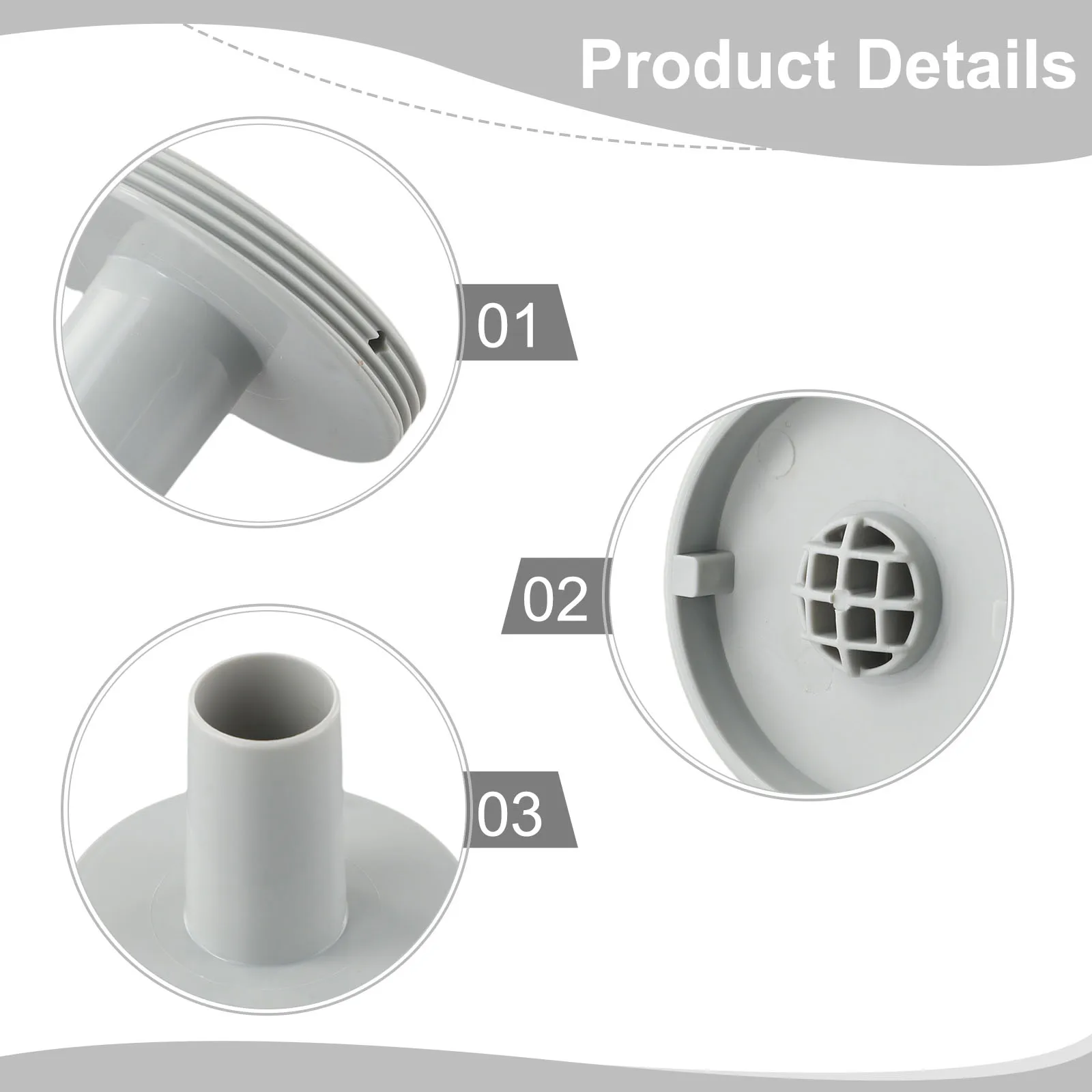 Connector for Pool Grid Filter compatible with For Intex 1 1/4 Filter designed to improve pool filtration performance
Connector for Pool Grid Filter compatible with For Intex 1 1/4 Filter designed to improve pool filtration performance