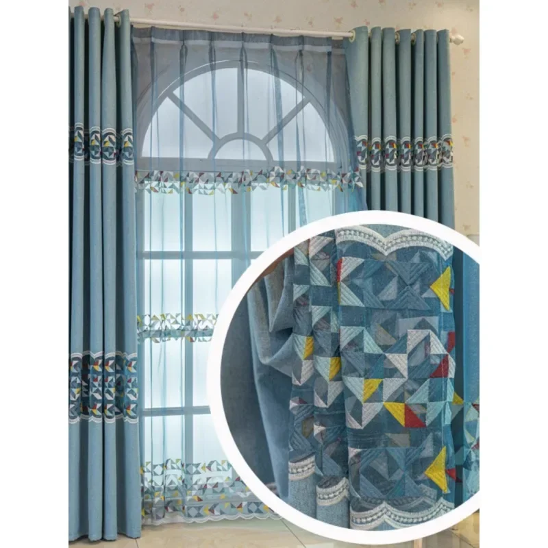 Nordic Luxury Curtains for Living Room Bedroom Dining Custom Modern Minimalist Cashmere Nylon Embroidery Window Drape Custom
Nordic Luxury Curtains for Living Room Bedroom Dining Custom Modern Minimalist Cashmere Nylon Embroidery Window Drape Custom