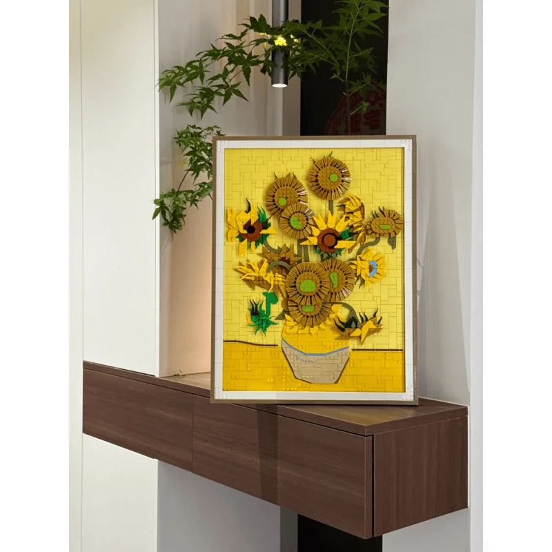 2615 PCS Sunflower Decorative Painting Artwork Model Building Blocks, Creative Decorations oy For Ornament Birthday Gifts
2615 PCS Sunflower Decorative Painting Artwork Model Building Blocks, Creative Decorations oy For Ornament Birthday Gifts