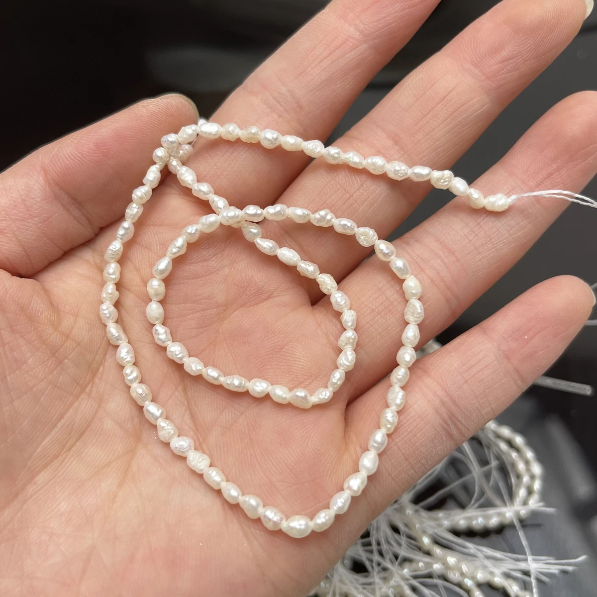 3–4mm 100% Natural Freshwater Pearls Grade A Irregular-shaped Loose Beads for Jewelry Making DIY Necklaces Bracelets Accessories
3–4mm 100% Natural Freshwater Pearls Grade A Irregular-shaped Loose Beads for Jewelry Making DIY Necklaces Bracelets Accessories