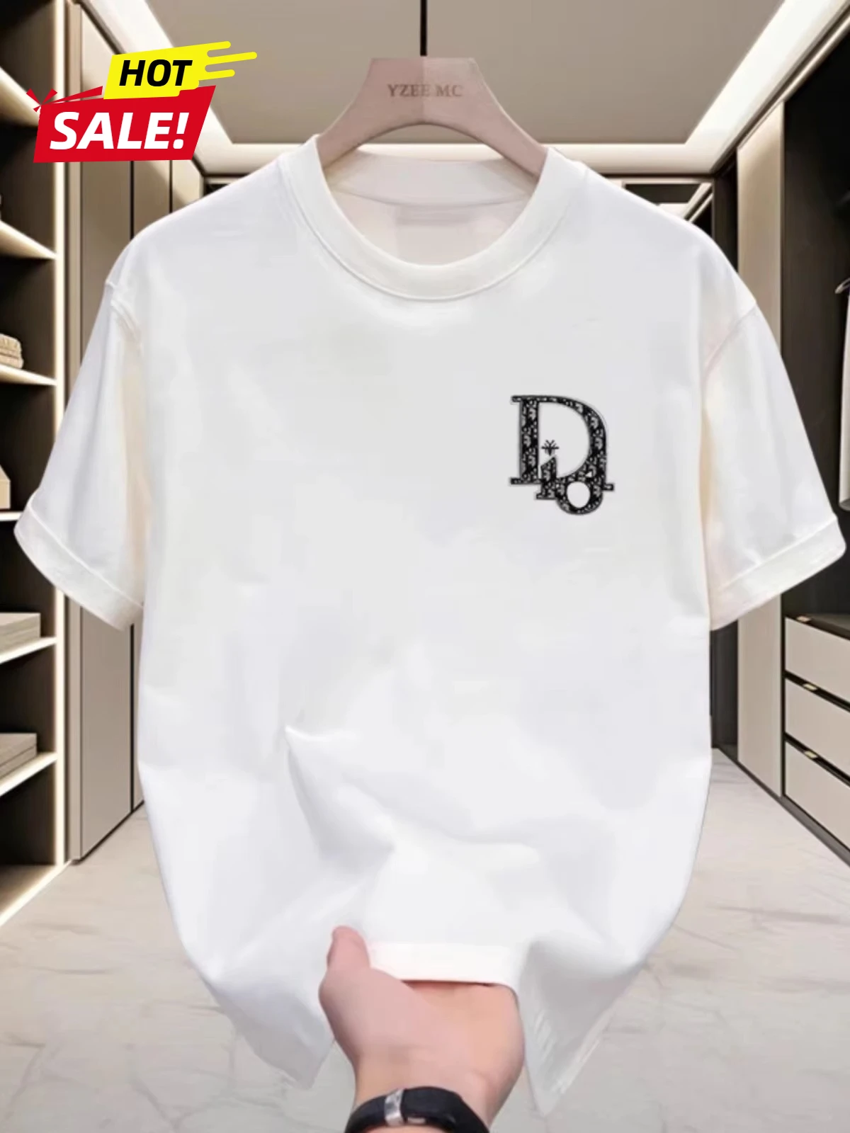 2025 New Summer New High-grade Pure Cotton Male and Female Couples Casual Short Sleeve T-shirt Printed Light Luxury Clothing
2025 New Summer New High-grade Pure Cotton Male and Female Couples Casual Short Sleeve T-shirt Printed Light Luxury Clothing