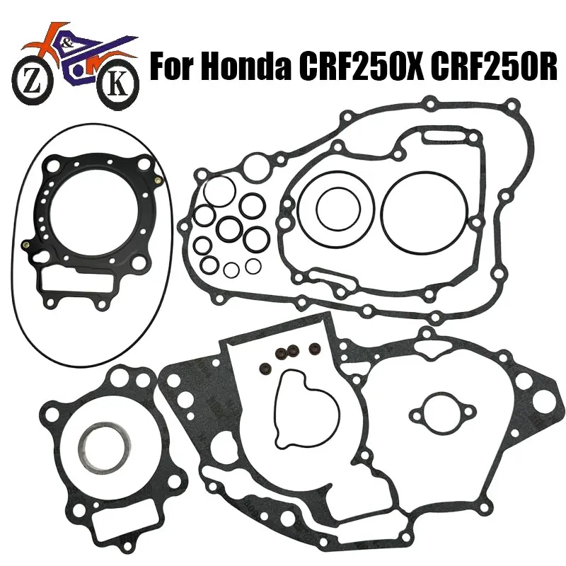 Motorcycle Engine Cylinder Head Gasket Set For CRF250R 2004-2009 CRF250X 2004-2017 Dirt Bike Engine Cover Gasket Kit Replacement
Motorcycle Engine Cylinder Head Gasket Set For CRF250R 2004-2009 CRF250X 2004-2017 Dirt Bike Engine Cover Gasket Kit Replacement