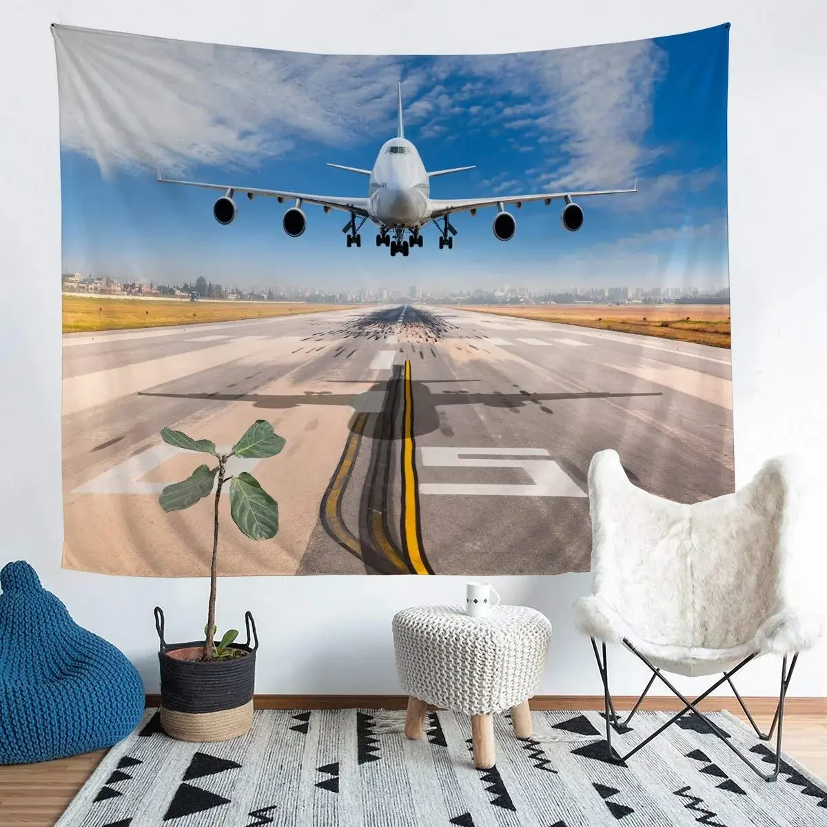 Aircraft Tapestries Aircraft Runway Wall Hanging Sunset Aviation Theme Tapestry for Kids Boys Bedroom Decor Living Room Dorm
Aircraft Tapestries Aircraft Runway Wall Hanging Sunset Aviation Theme Tapestry for Kids Boys Bedroom Decor Living Room Dorm