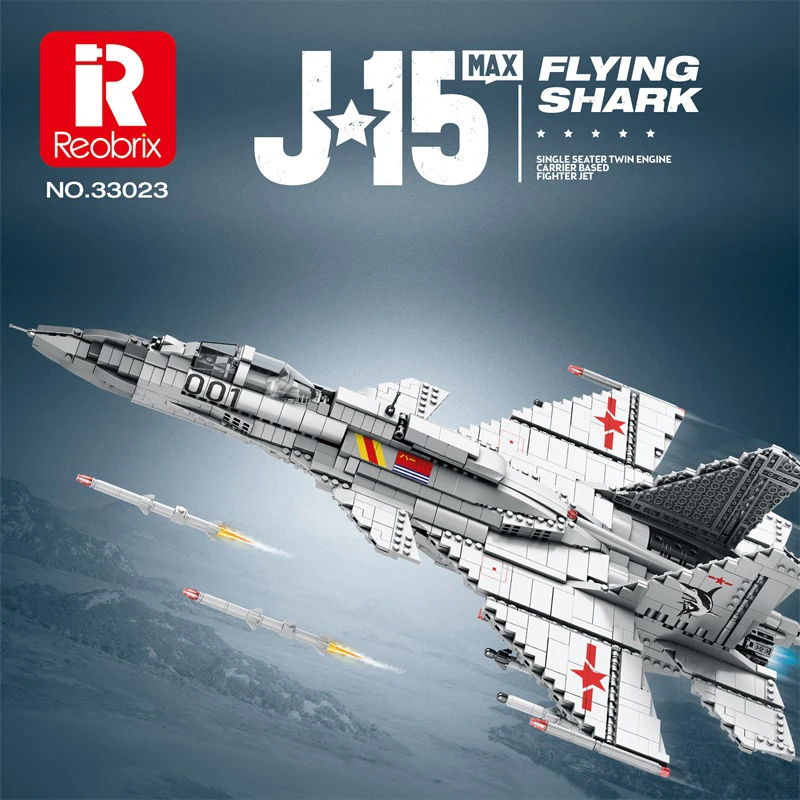 1999PCS J-15 Fighter Building Blocks Air Force Combat Aircraft Model Bricks Desktop Display Kids DIY Toys Idea Birthday Gifts 
1999PCS J-15 Fighter Building Blocks Air Force Combat Aircraft Model Bricks Desktop Display Kids DIY Toys Idea Birthday Gifts