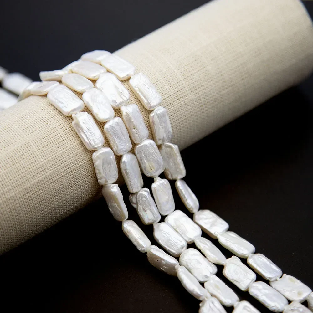 3PCS/1Strand 9x17mm Natural Freshwater Pearl Bead Strand Rectangular White 39cm Standard Chain DIY Bracelet Necklace Accessories
3PCS/1Strand 9x17mm Natural Freshwater Pearl Bead Strand Rectangular White 39cm Standard Chain DIY Bracelet Necklace Accessories