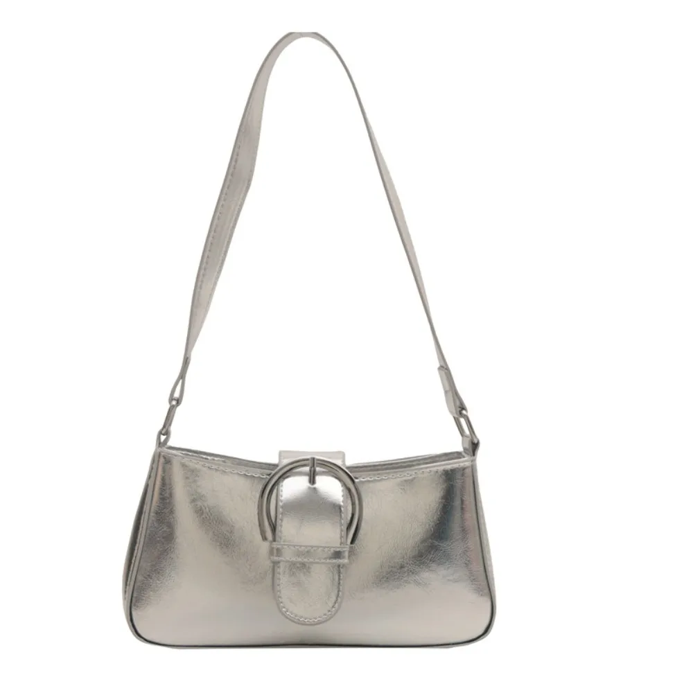 Elegant PU Leather Retro Underarm Bag Silver Shoulder Bag PU Handbag Purse Large Capacity Outdoor
Elegant PU Leather Retro Underarm Bag Silver Shoulder Bag PU Handbag Purse Large Capacity Outdoor