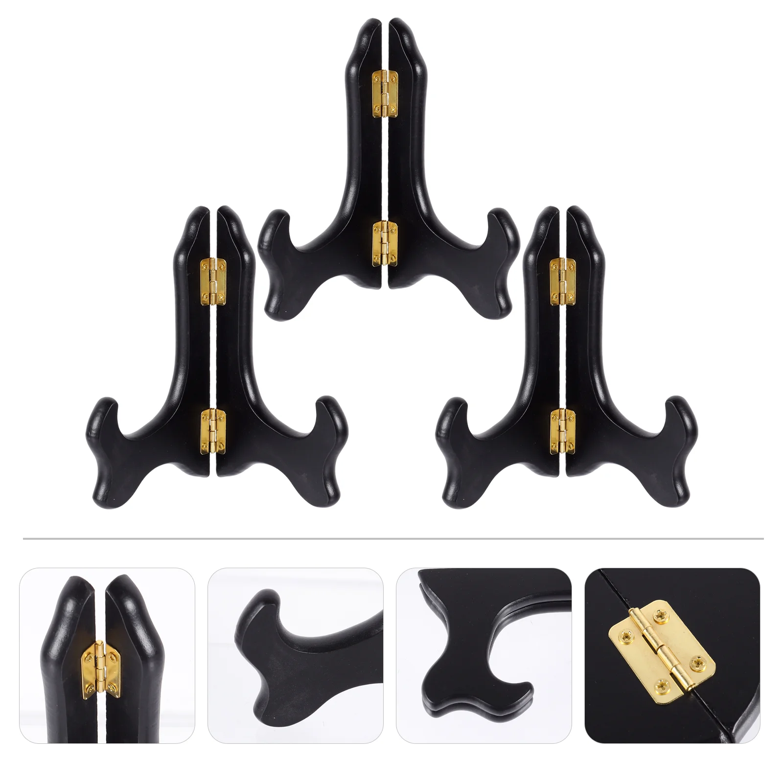 3 Pcs Bookshelves Wooden Disc Stand Premium Plate Holder Display Rack Easel Artwork Black Tableware Storage Picture
3 Pcs Bookshelves Wooden Disc Stand Premium Plate Holder Display Rack Easel Artwork Black Tableware Storage Picture