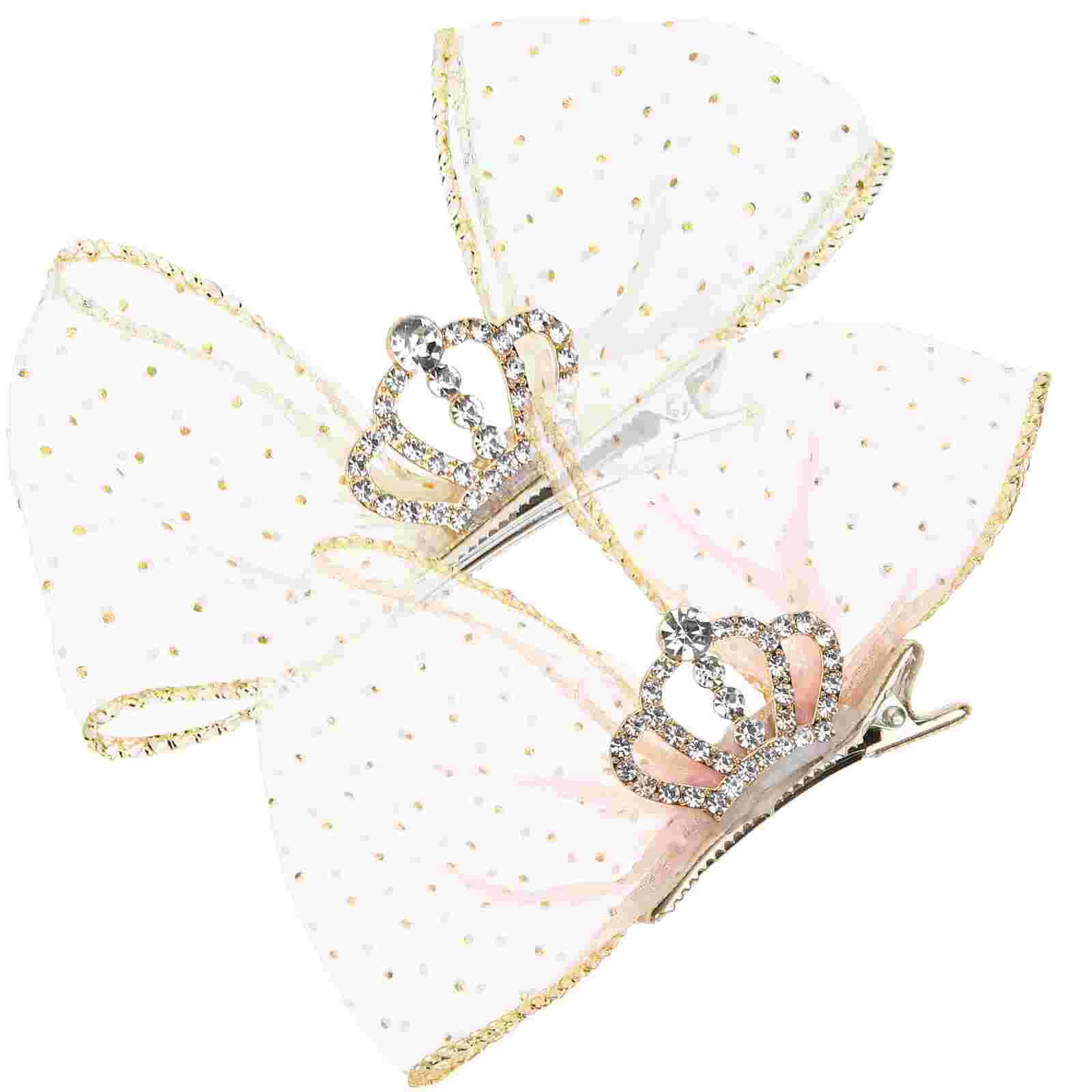 2 Pcs Children's Crown Barrette Costume Decoration Women Hair Hairpin Princess Bow Hairpins Clips Lace Girls Barrettes
2 Pcs Children's Crown Barrette Costume Decoration Women Hair Hairpin Princess Bow Hairpins Clips Lace Girls Barrettes