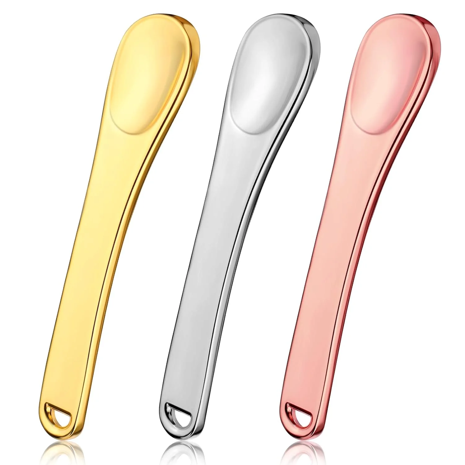 Luxurious Metallic Skincare Spatula Kit - Essential Beauty Tool for Precise Application of Serums and Creams - Must-Have Precisi
Luxurious Metallic Skincare Spatula Kit - Essential Beauty Tool for Precise Application of Serums and Creams - Must-Have Precisi