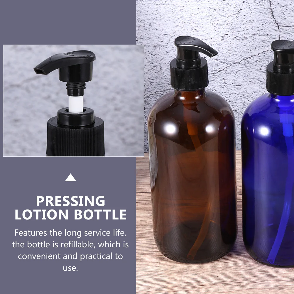 2Pcs Glass Lotion Bottles Pressing Type Multipurpose Sub Package Bottles Refillable Liquid Storage Dispenser for Shampoo Shower
2Pcs Glass Lotion Bottles Pressing Type Multipurpose Sub Package Bottles Refillable Liquid Storage Dispenser for Shampoo Shower
