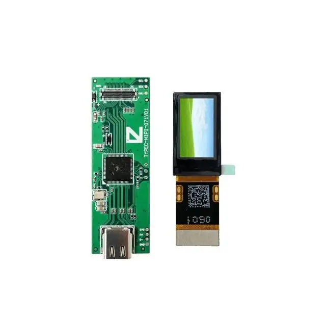 0.71 Inch AMOLED OLED Display Modules with Control Board 1920*1080 pixel 300 nits MIPI I2C Interface Mini Small FHD AR Display
0.71 Inch AMOLED OLED Display Modules with Control Board 1920*1080 pixel 300 nits MIPI I2C Interface Mini Small FHD AR Display