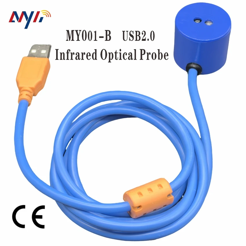 My001-B USB2.0 IR Infrared Magnetic AMR Optical Head for Kwh Flow Meter Calibration Station
My001-B USB2.0 IR Infrared Magnetic AMR Optical Head for Kwh Flow Meter Calibration Station
