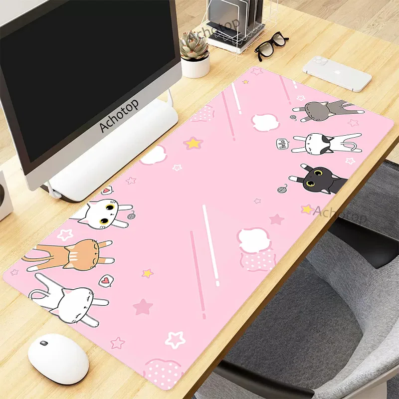 Pink Mousepads Cute Mousepad Kawaii Cat Large Mouse Mat XXL Big Desk Pads 900x400 Mouse Pad Gamer Keyboard Mats For Laptop Rug
Pink Mousepads Cute Mousepad Kawaii Cat Large Mouse Mat XXL Big Desk Pads 900x400 Mouse Pad Gamer Keyboard Mats For Laptop Rug