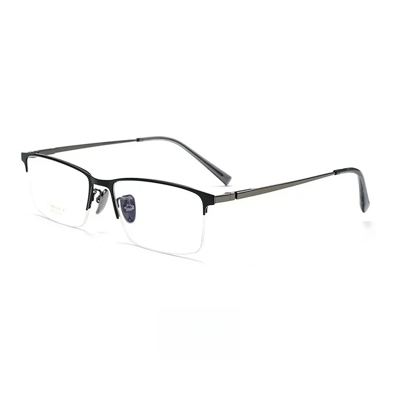Business Pure Titanium Men's Half Frame Reading Glasses Fashion Square Optical Prescription Eyeglasses Myopia Hyperopia H26002Y
Business Pure Titanium Men's Half Frame Reading Glasses Fashion Square Optical Prescription Eyeglasses Myopia Hyperopia H26002Y