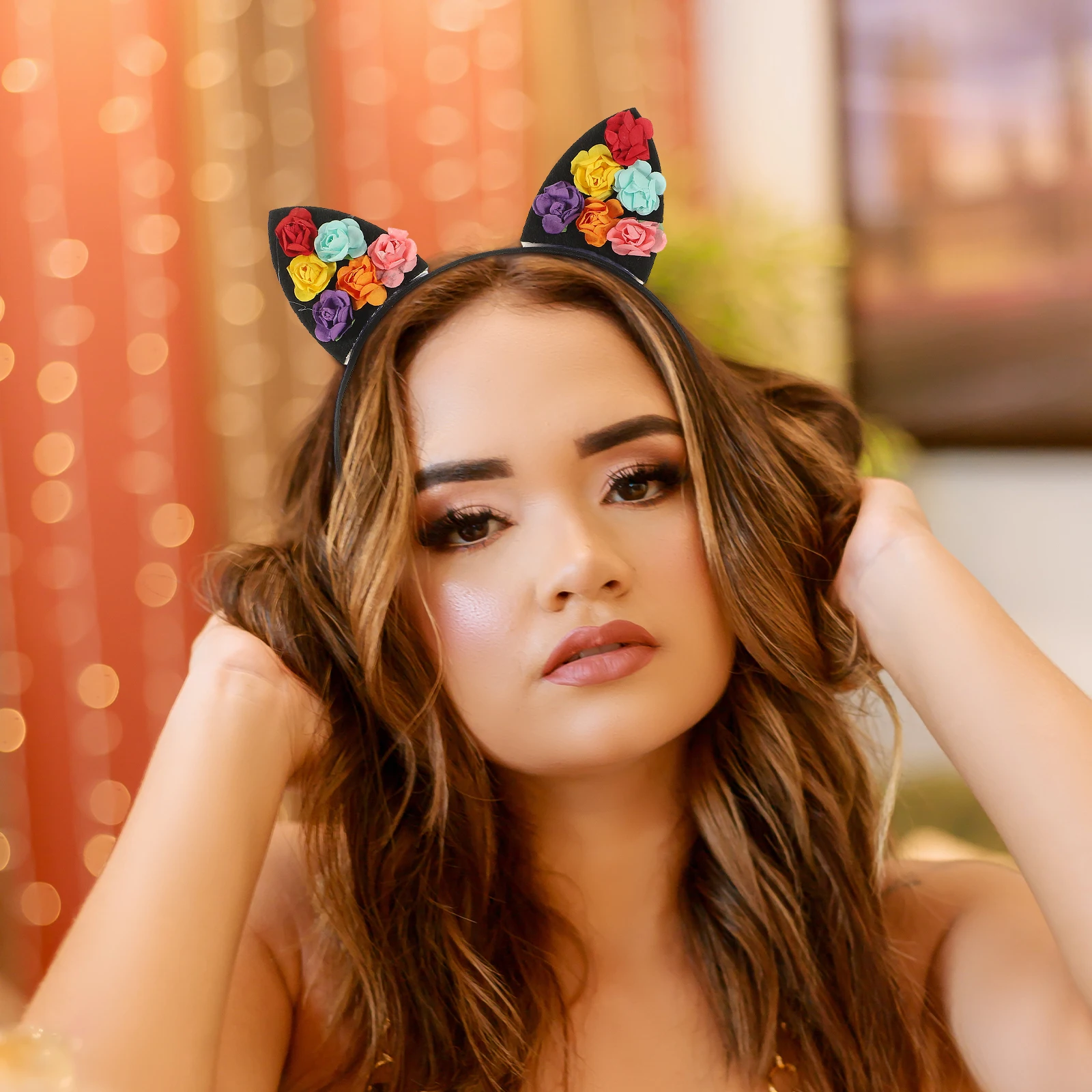 6 Pieces Cat Ear Headb Flower Hairb Halloween Ears Hoop Headdress Hair for Girls Women Cosplay Stage Photo Props Premium
6 Pieces Cat Ear Headb Flower Hairb Halloween Ears Hoop Headdress Hair for Girls Women Cosplay Stage Photo Props Premium