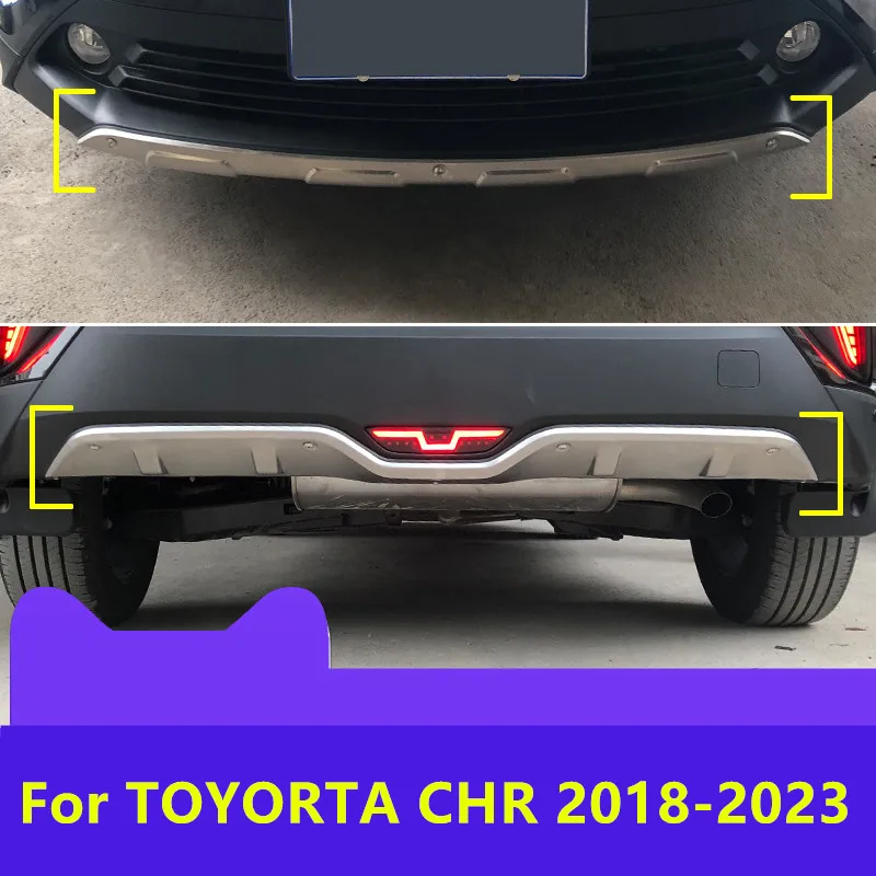 For TOYOTA CHR 2018-2023 Stainless steel front bumper brand new rear bumper protective plate anti-collision safety strip
For TOYOTA CHR 2018-2023 Stainless steel front bumper brand new rear bumper protective plate anti-collision safety strip