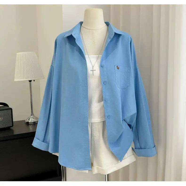 Summer Men's Loose Long Sleeve Collar Embroidered Open Cardigan Shirt Casual Style Polyester Fabric Sun Protection
Summer Men's Loose Long Sleeve Collar Embroidered Open Cardigan Shirt Casual Style Polyester Fabric Sun Protection