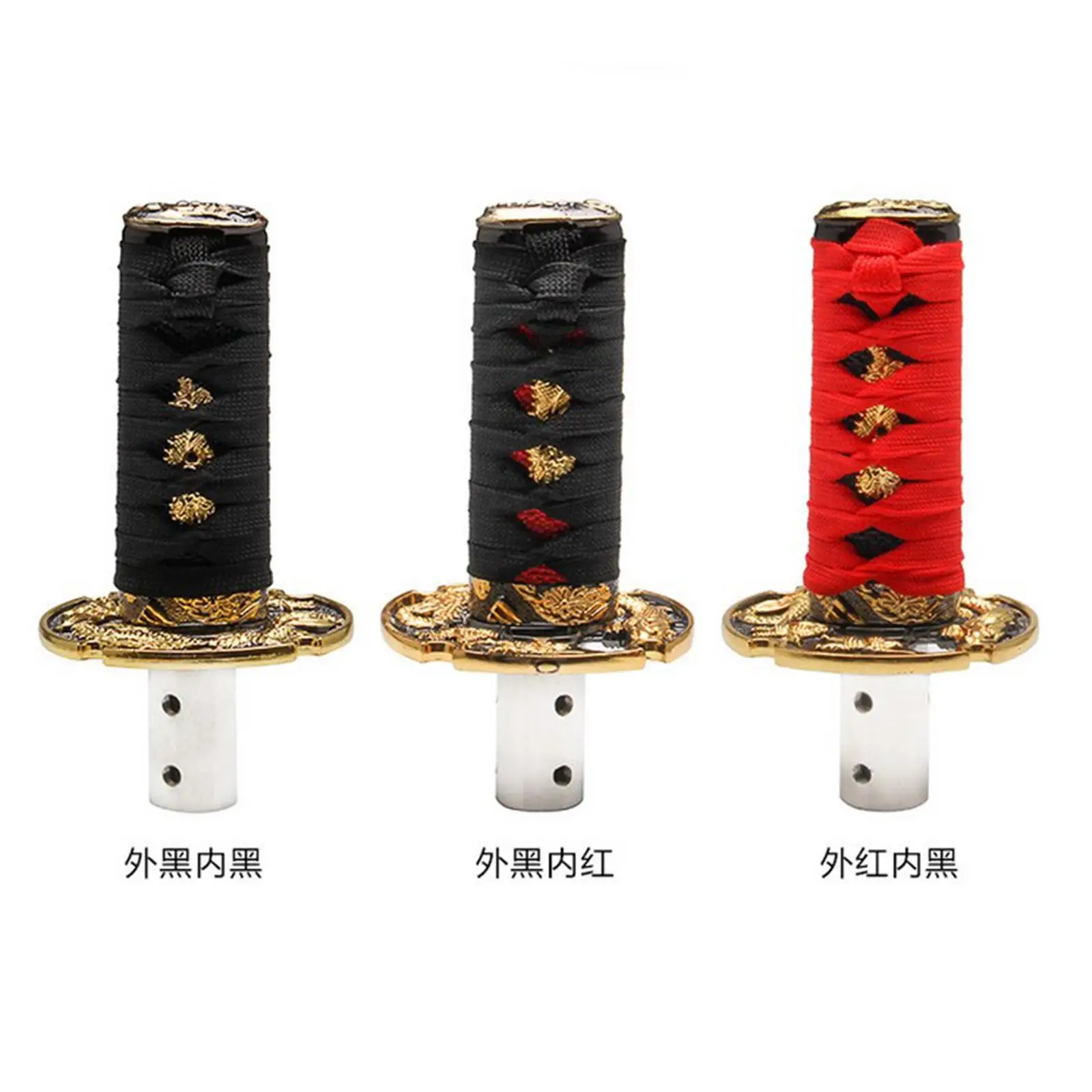 Samurai Sword Gear Shift Knob Comfortable Silk Rope Handle Universal Aluminum Alloy Gear Lever Cover for Car Interior
Samurai Sword Gear Shift Knob Comfortable Silk Rope Handle Universal Aluminum Alloy Gear Lever Cover for Car Interior