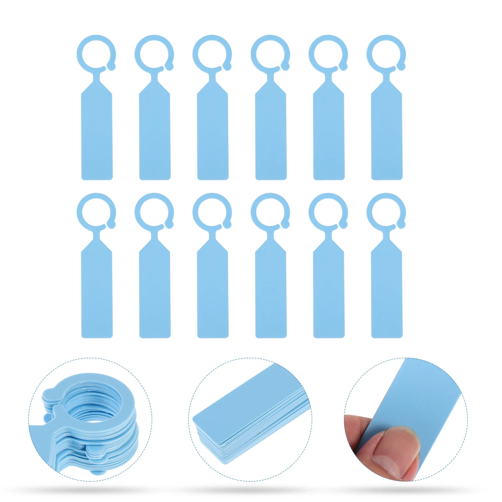 100pcs Ring Label Plastic Thick Waterproof Plant Mark Classification Color Cards Hanging Mark Plant Tags
100pcs Ring Label Plastic Thick Waterproof Plant Mark Classification Color Cards Hanging Mark Plant Tags