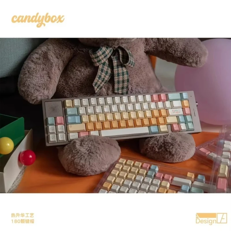 Theme Keycap Candy Box Set 180Keys PBT Custom Girl Cherry Profile Key Cap for Mechanical Keyboard Accessories Gift MADCATZ60
Theme Keycap Candy Box Set 180Keys PBT Custom Girl Cherry Profile Key Cap for Mechanical Keyboard Accessories Gift MADCATZ60