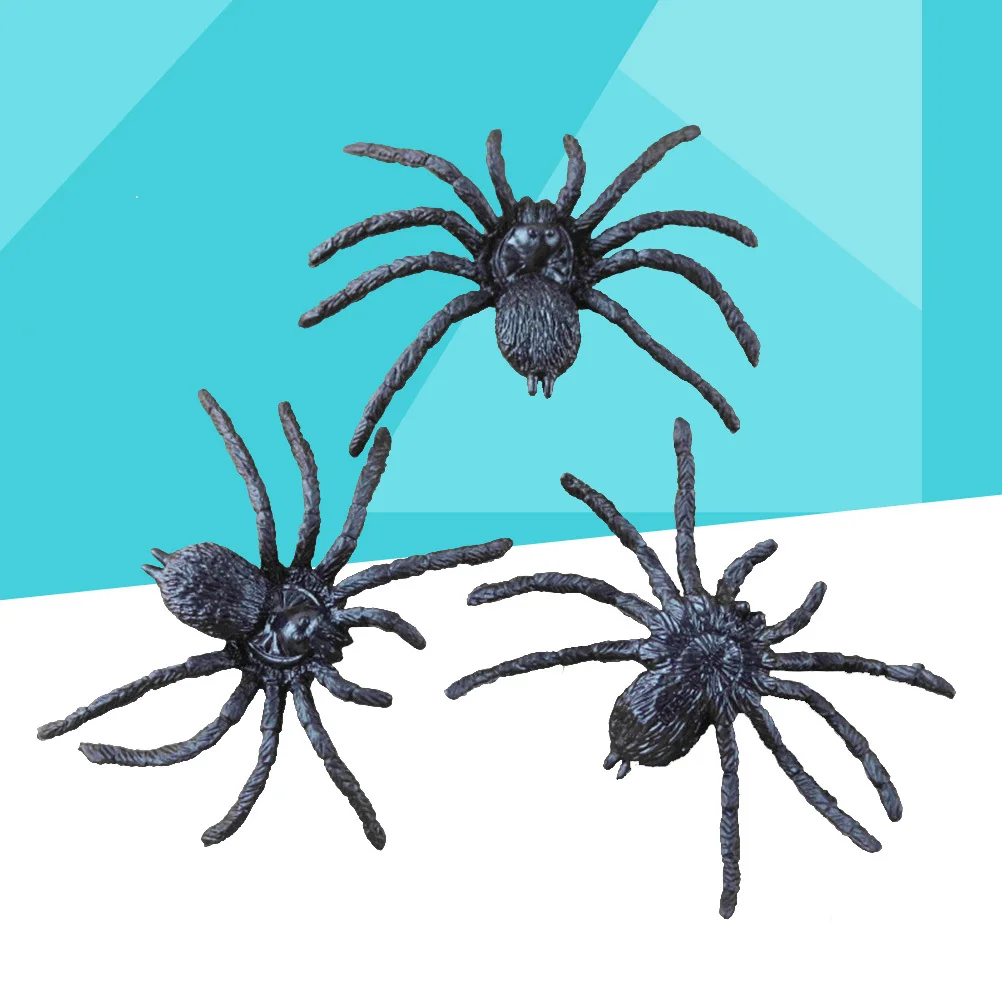 10Pcs Black Simulation Spiders High Quality Halloween Horror Decor Plastic Spiders for Costume Party Halloween Spider 
10Pcs Black Simulation Spiders High Quality Halloween Horror Decor Plastic Spiders for Costume Party Halloween Spider