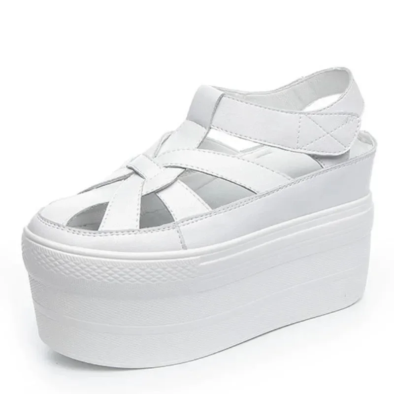 11cm Women Summer Shoes Sandals Genuine Leather Platform Wedge Sneakers Shoes Super High Female Beach Shoes Sandal Slipper
11cm Women Summer Shoes Sandals Genuine Leather Platform Wedge Sneakers Shoes Super High Female Beach Shoes Sandal Slipper